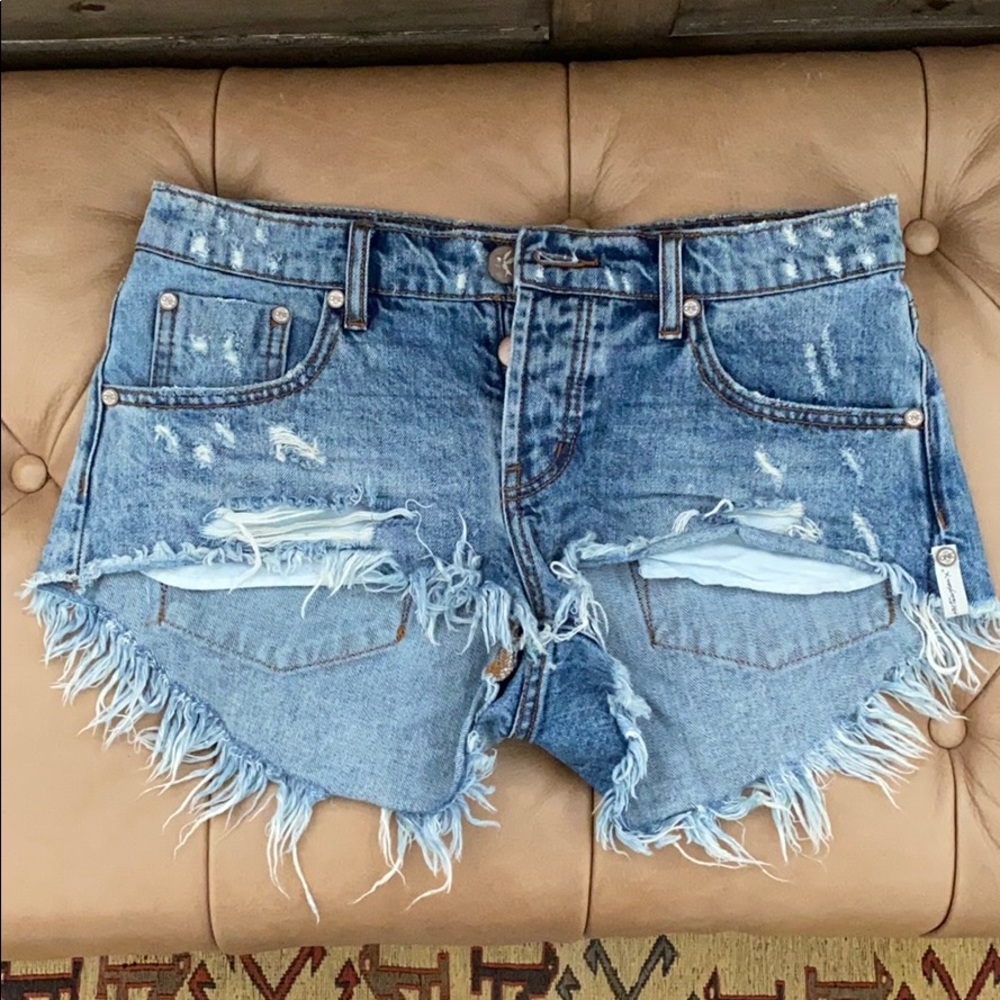One teaspoon denim shorts